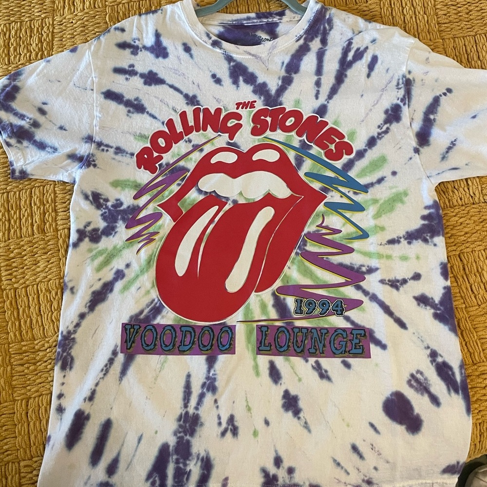 Th Rolling Stones 1944 Tour Tie dye Tee